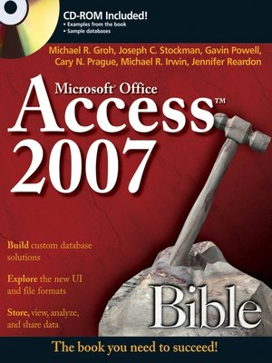 cover image of Access 2007 Bible